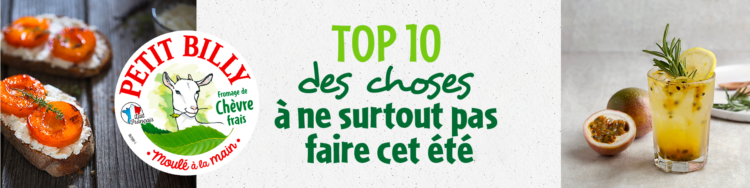 le top 10 des choses à ne surtout pas faire cet été