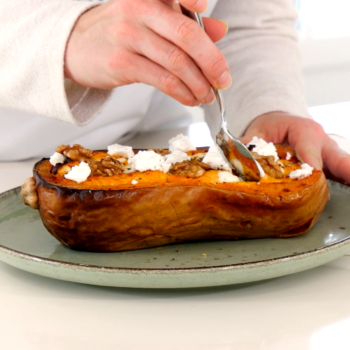 Butternut farci au Petit Billy